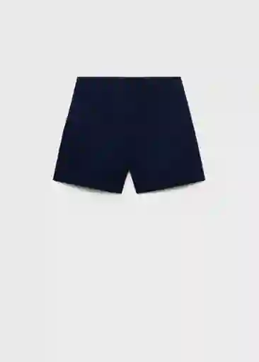 Short Malu5-H Navy Talla 40 Mujer Mango