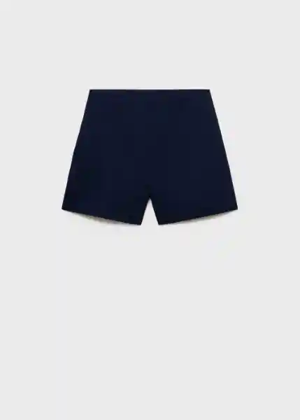 Short Malu5-H Navy Talla 40 Mujer Mango