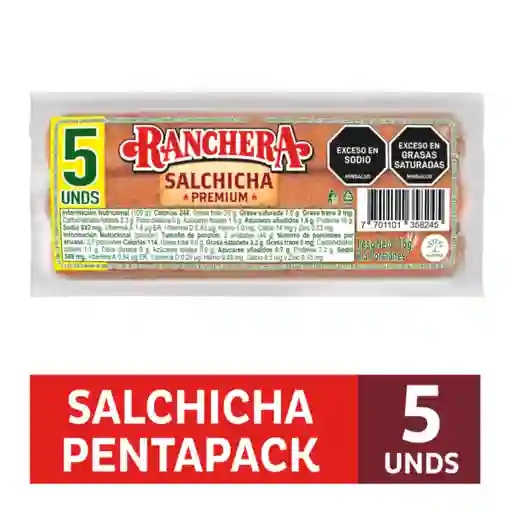 Ranchera Embutido Salchicha Premium