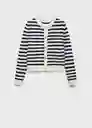 Cardigan Eliote Navy Talla S Mujer Mango