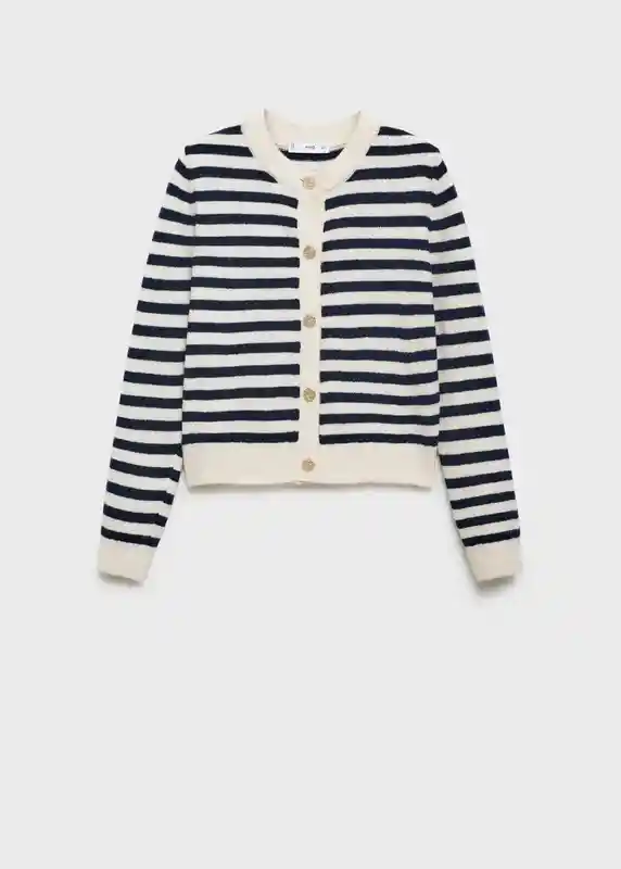 Cardigan Eliote Navy Talla S Mujer Mango