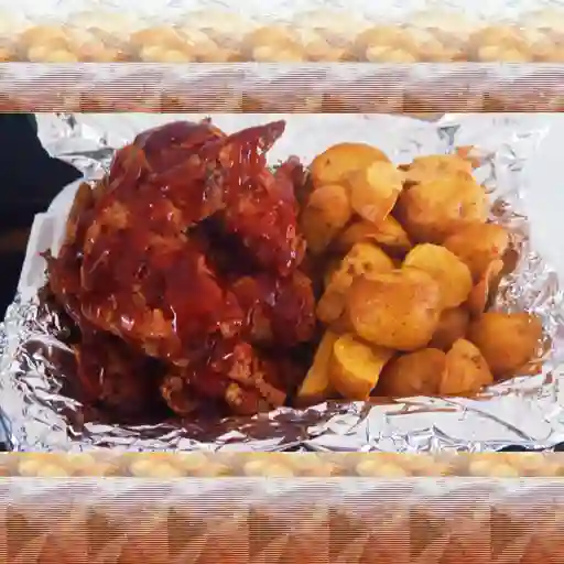Alitas bbq 18 piezas