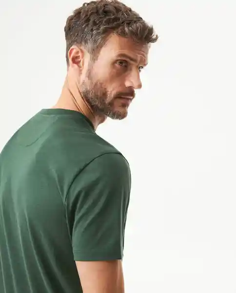 Camiseta Básica Verde Cordillera Ultraoscuro M Chevignon