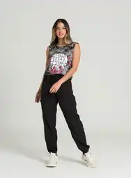 Pantalón Parachutte Negro Talla 14 People