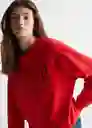 Buzo Sudadera Miami Rojo Valentino Talla 18 Mango Girl Mango