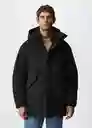 Parka Kyoto Negro Talla Xxl Hombre Mango