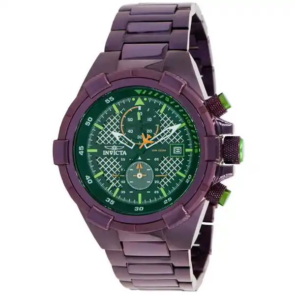 Reloj Hombre Aviator Morado 39390 Invicta