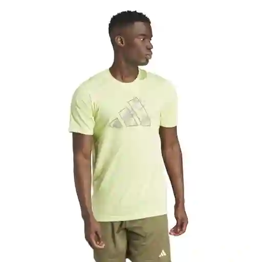 Adidas Camiseta Tr-es+ Tee Hombre Verde Talla S Ref: IJ9602