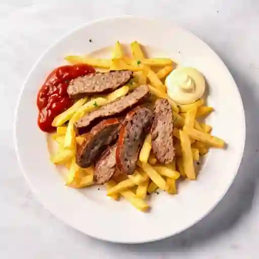 Salchipapa Americana