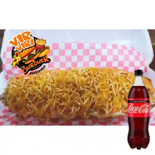 Combo Vir-viri Perro + Coca Cola Sin Azucar 1.5 ml