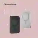 Elements Gravity Batería Portátil Con Cargador Magnético Blanco