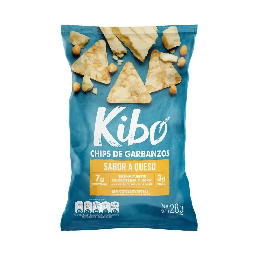 Kibo Chips de Garbanzos Sabor a Queso