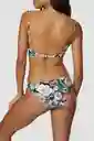 ONeill Bikini Bottom Twiggy Rockely Floreado Negro Talla M