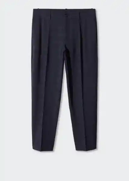 Pantalón Milano Navy Talla 38 Hombre Mango