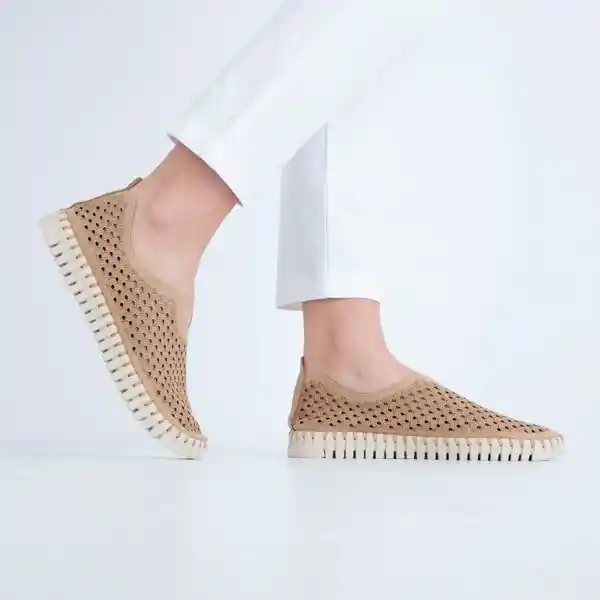 Ilse Jacobsen Tenis Planos Tulip Latte 36