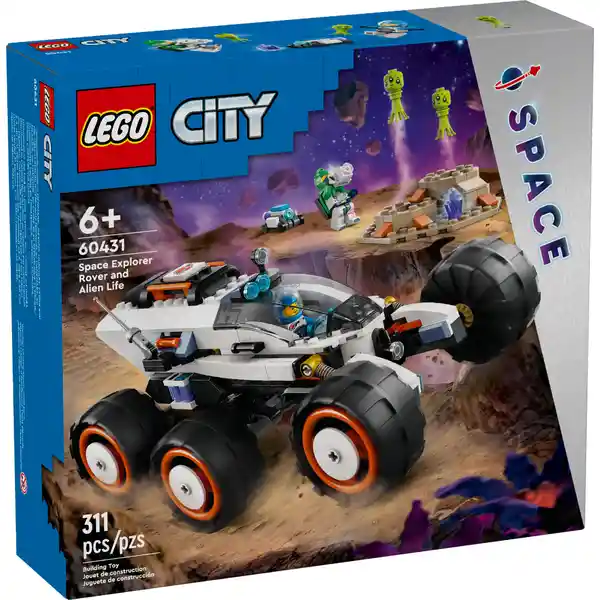 Set de Construcción Róver Explorador y Vida Extraterrestre Lego