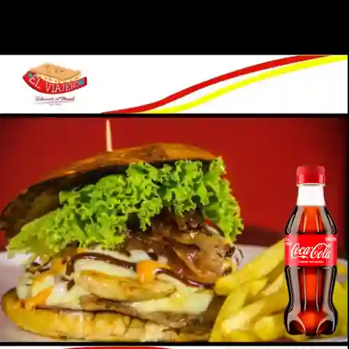 Hamburguesa Especial Americana +Cocacola Org 250ML