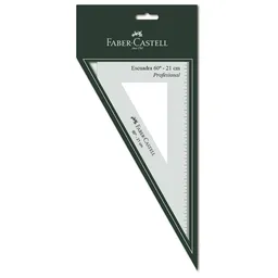 Escuadra 60 Grados 21 cm 60-21V Faber-Castell