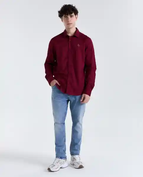 Camisa Hombre Rojo Talla M 819G501_ROJ191724 Americanino