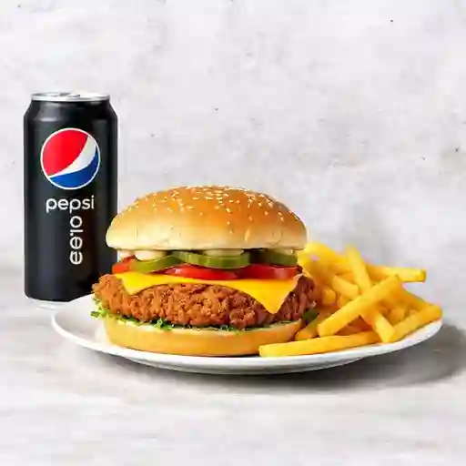 Combo de Hamburguesa de Pollo