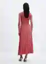 Vestido Caldera-A Coral Talla L Mujer Mango