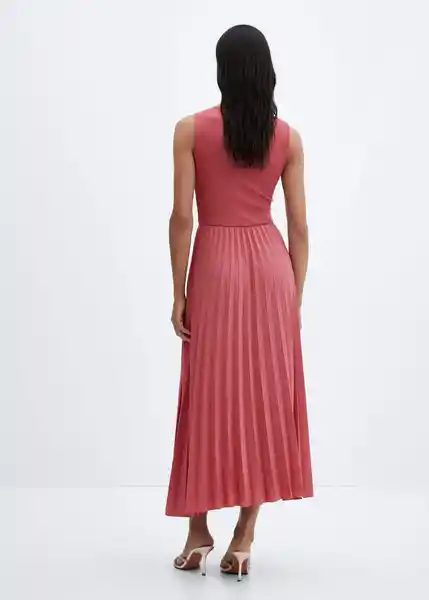 Vestido Caldera-A Coral Talla L Mujer Mango