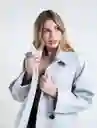 Abrigo New York Gris Claro Talla S Naf Naf