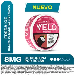 Bolsa Nicotina Fresa 8mg