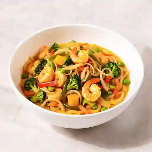 Chop Suey Con Camarones