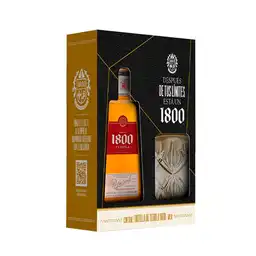 Tequila Reserva 1800 Reposado + Vaso Rockero