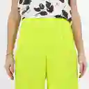 Pantalón Tiro Alto Bota Flare Verde Talla 12 - 529808