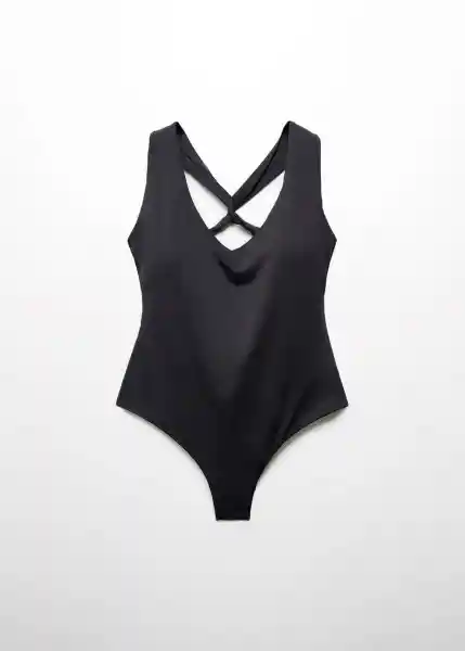 Vestido Bañador Fridap Negro Talla 27 Mujer Mango