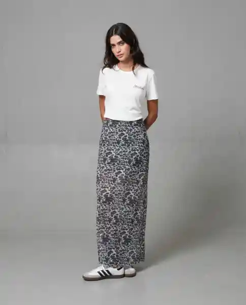 Falda Mujer Gris 14 242G002_GRI180601 Rifle
