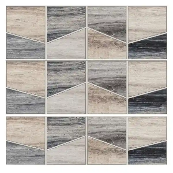 Intermatex Decorado Muro Cerámica Acacia Gris 20 x 60 cm