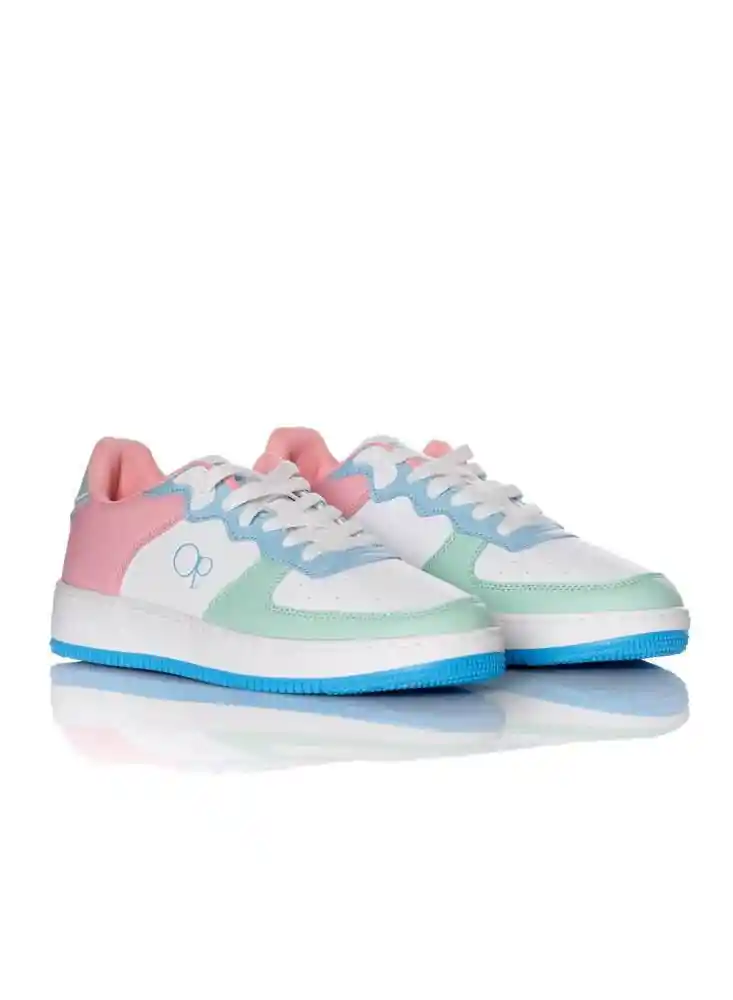 Tenis De Mujer 40 - Menta/Bco