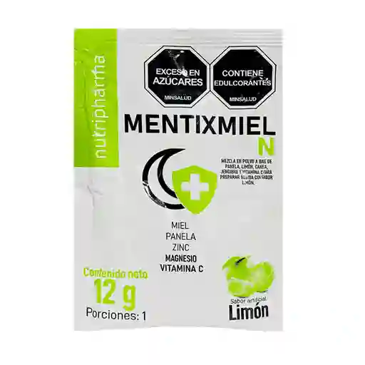 Mentixmiel Mezcla en Polvo Panela Miel Jengibre Mango Noche