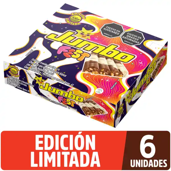 Jumbo Chocolatina Fest Edición Limitada 170 g x 6 Und