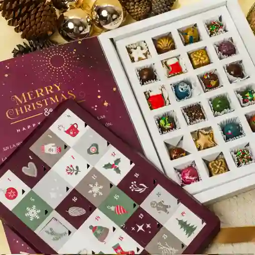 Calendario de adviento chocolates