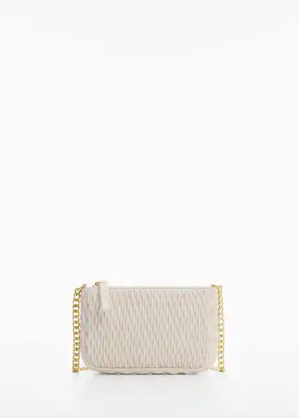 Bolso P Sasha Off White Talla 99 Mujer Mango