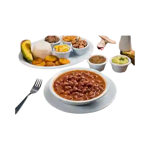 Cazuela de frijol normal