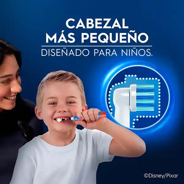 Oral-B Disney Cars Cabezal Redondo de Repuesto para Cepillo Eléctrico (+3 años) 2 Unidades