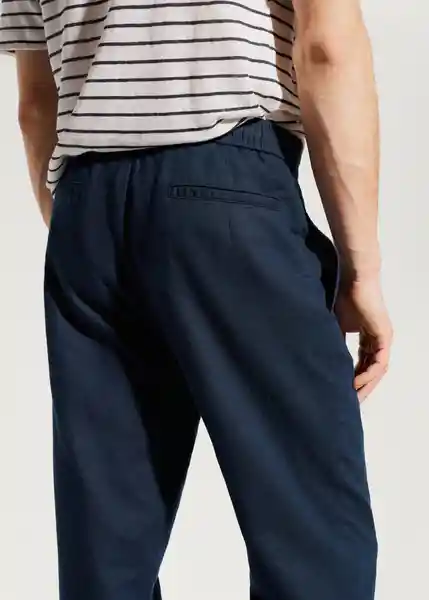 Pantalón Romelino Navy Talla 40 Hombre Mango