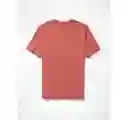 Camiseta Hombre Color Rosado Talla X-SMALL American Eagle