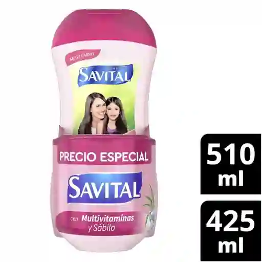 Savital Shampoo Multivitamina y Sábila