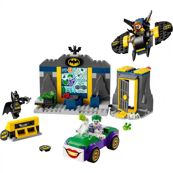 Set Construcción Batcueva Con Batman Batgirl y The Joker Lego