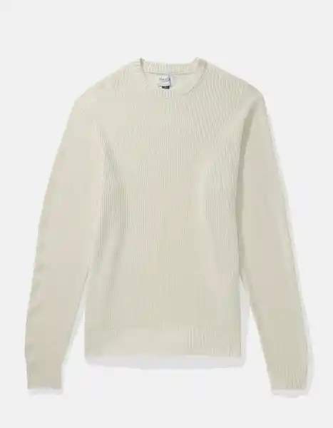 Suéter Tejido Hombre Blanco Talla Medium 1933106 American Eagle