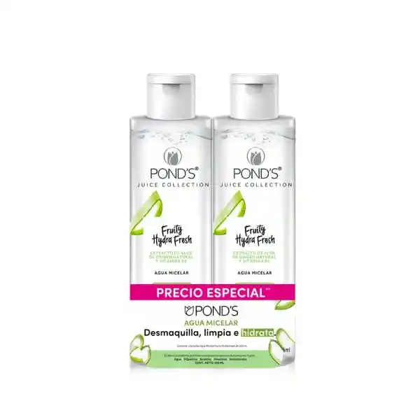 Ponds Agua Micelar Fruity Hydra Fresh Aloe
