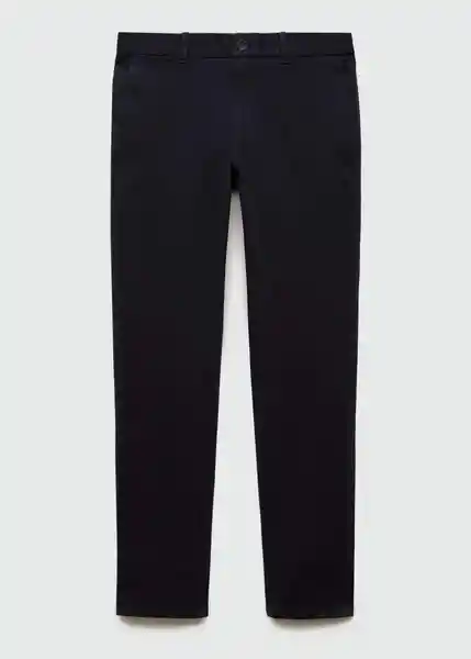 Pantalón Barna Navy Talla 38 Hombre Mango