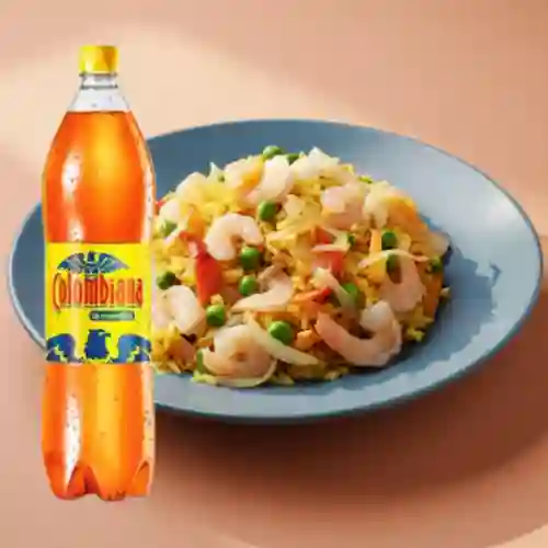 Combo Arroz con Camarones