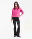 Buzo Hoodie Studs Rosado Talla L Chevignon